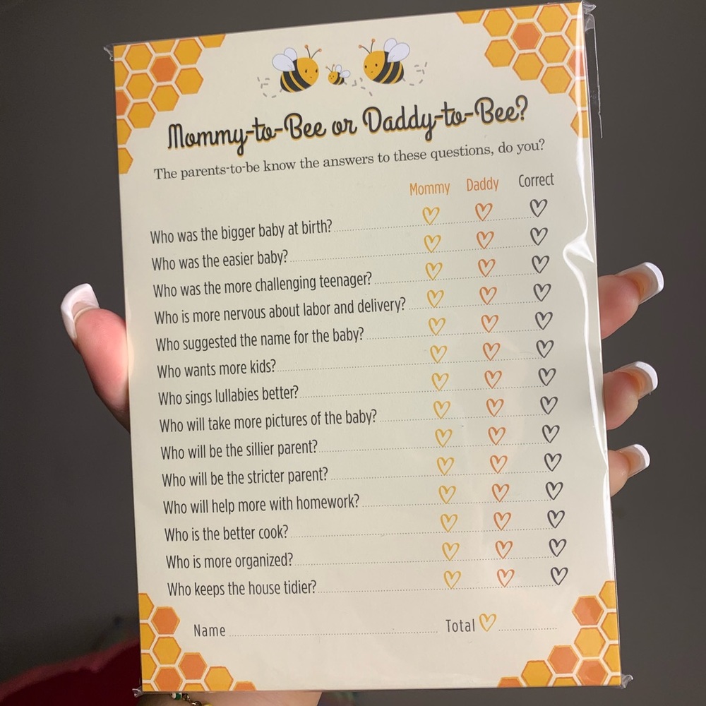 Baby Shower Game